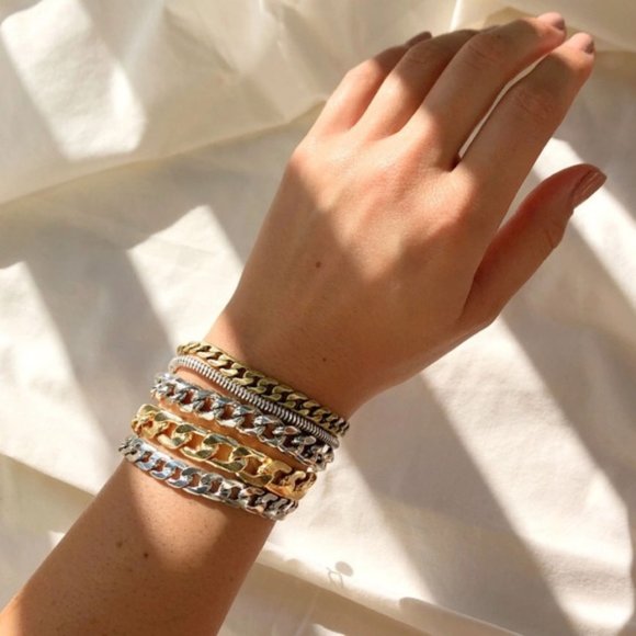NEW Jenny Bird Austin cuff layered bracelet - Picture 1 of 8